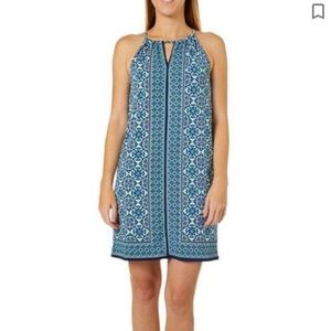 New With Tag Max Studio Patterned Halter Dress (M)